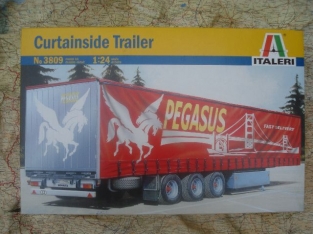 Italeri 3809 CURTAINSIDE Trailer truck transport
